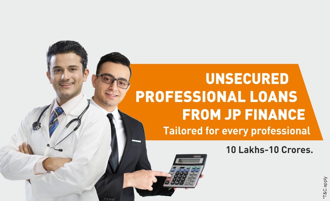 Unsecured professional loans from JP Finance, tailored for every professional.
